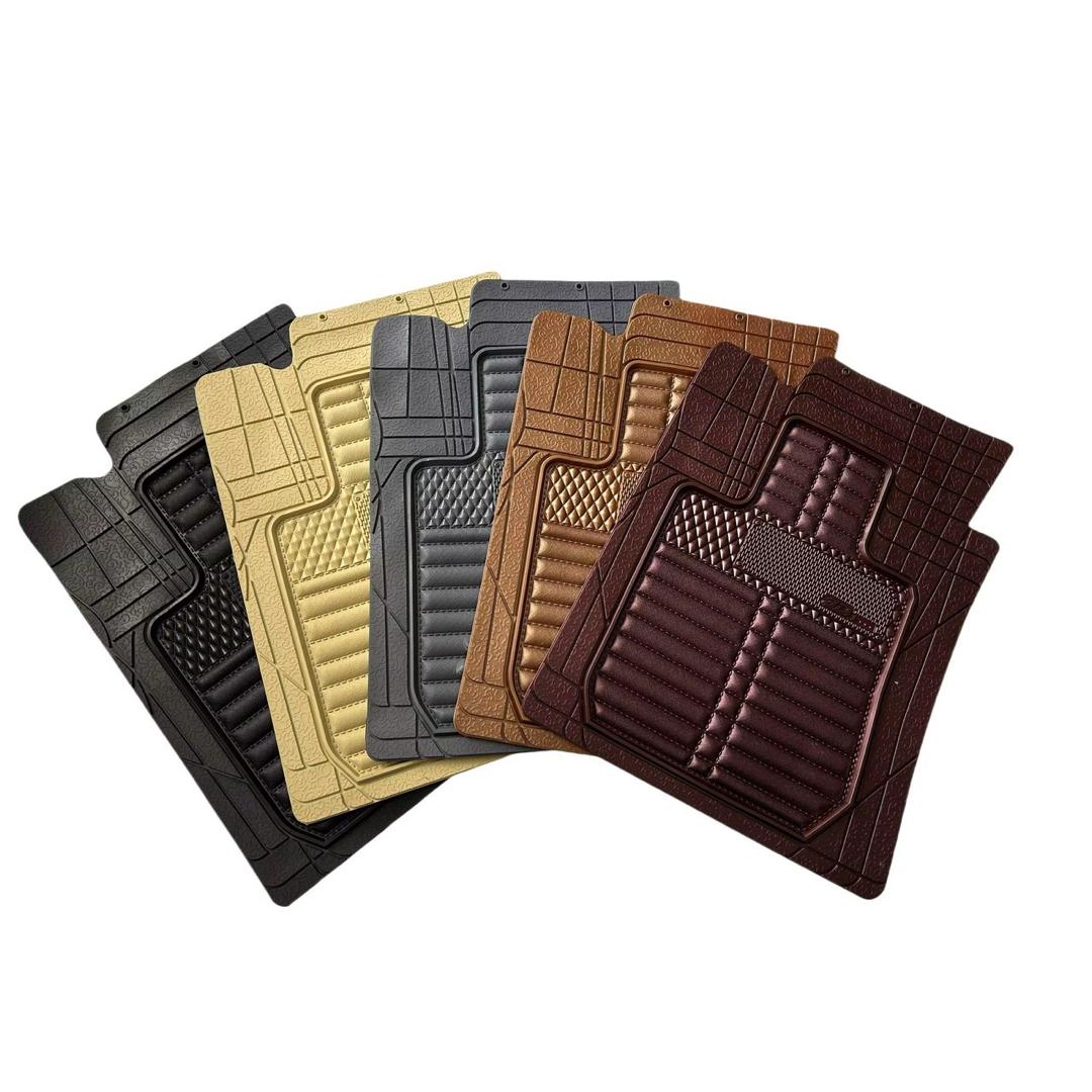 Tapis de sol cuir - 5 coloris (Noir, Beige, Gris, Marron, Bronze)